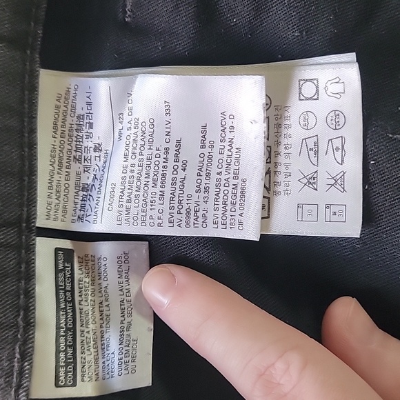 LEVI. 511 cut jeans W34 L 30 - Picture 5 of 10